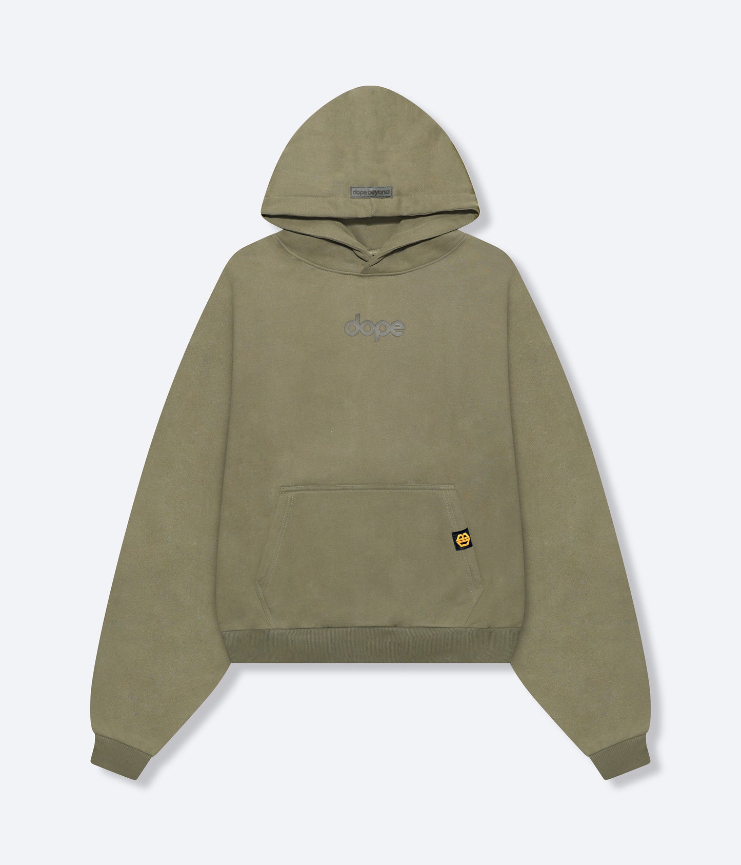 Lifestyle of Legends Hoodie - Olive Green by dopebeyond with front pocket and subtle logo embroidery