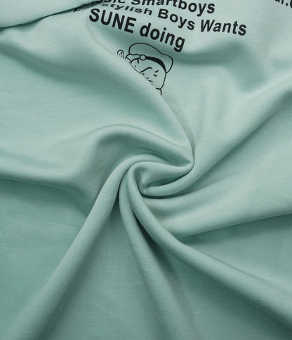 Pale Seafoam Green Graphic T Shirts For Mens