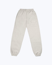 dopebeyond Arctyc Ecru Melange heavyweight jogger pants, elastic cuffs, streetwear style
