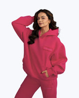 Signature Heavyweight Hoodie  – Hot Pink