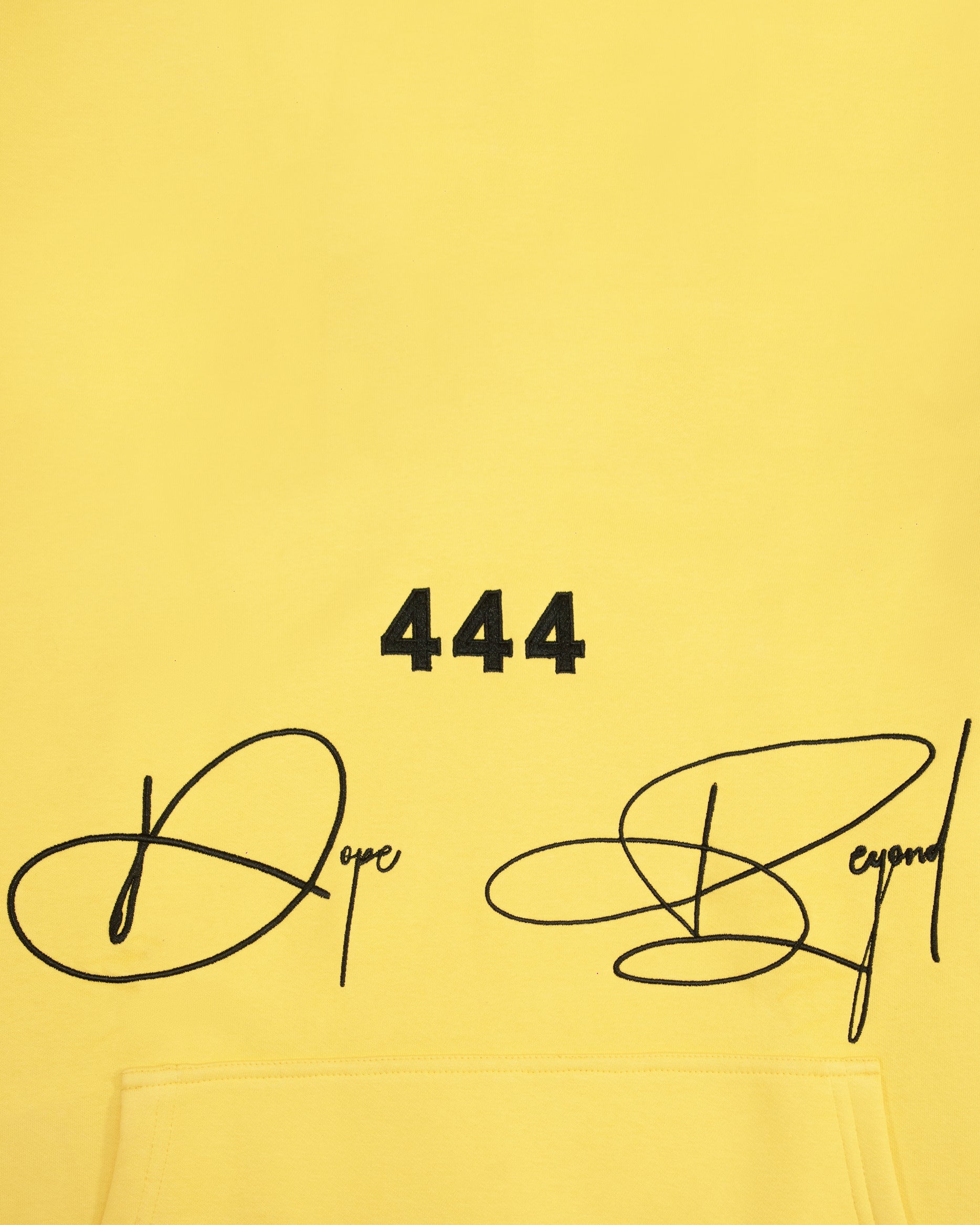 Signature 444 Heavyweight Hoodie – Yellow