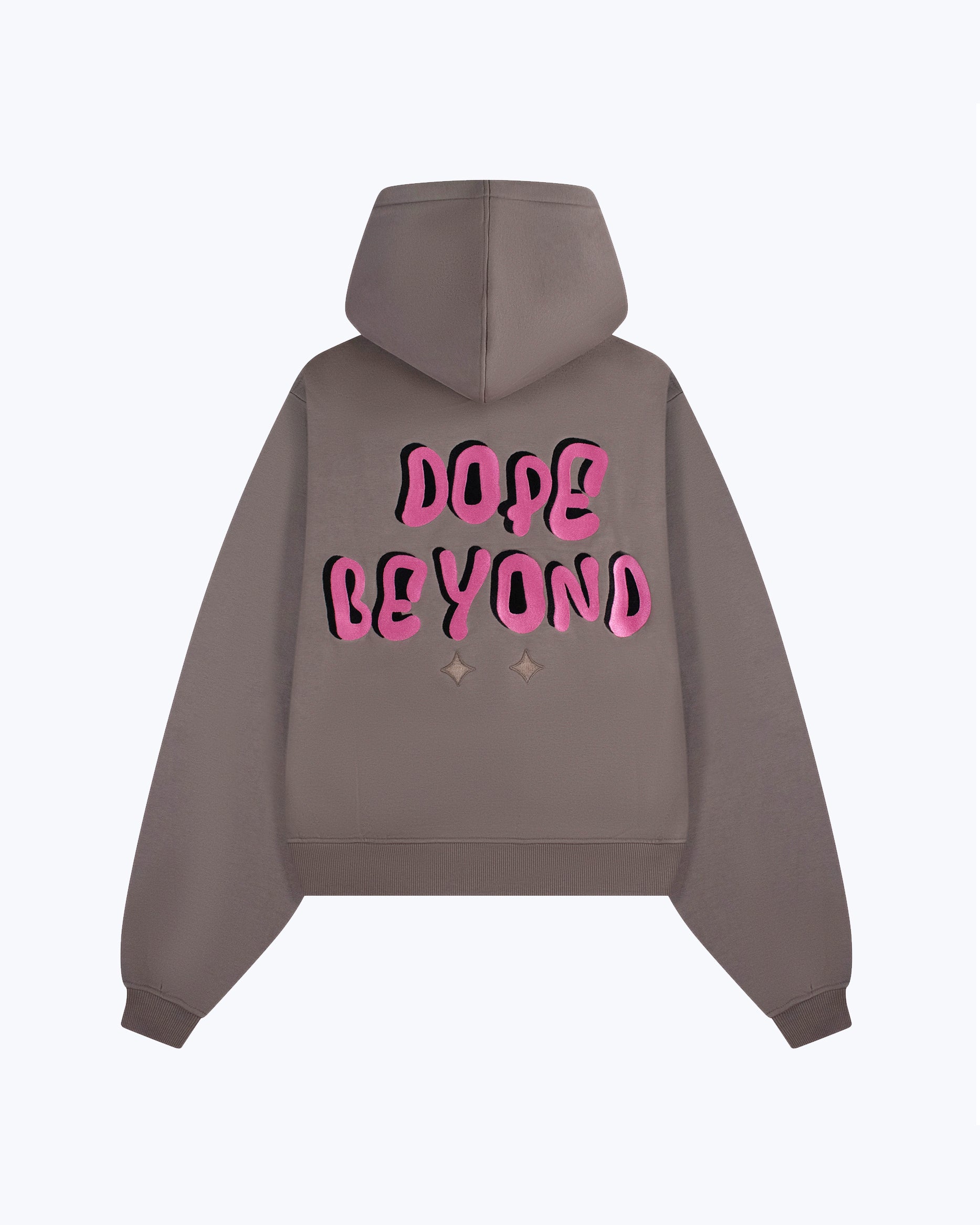 Grey 11:11 angel number hoodie by Dope Beyond, oversized streetwear fit