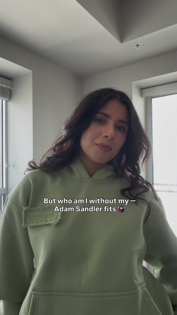 Olive green Legends heavyweight hoodie by Dope Beyond – video on female model