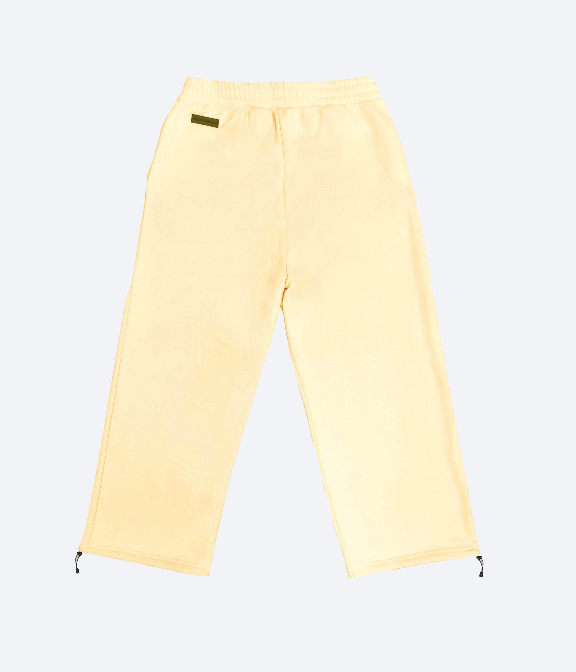 Dopebeyond Beige Lifestyle of legends - Joggers Pant with elastic waist and ankle drawstrings